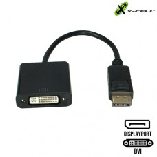 Cabo Adaptador Displayport x DVI (24+5) XC-DPxDVI-F X-Cell